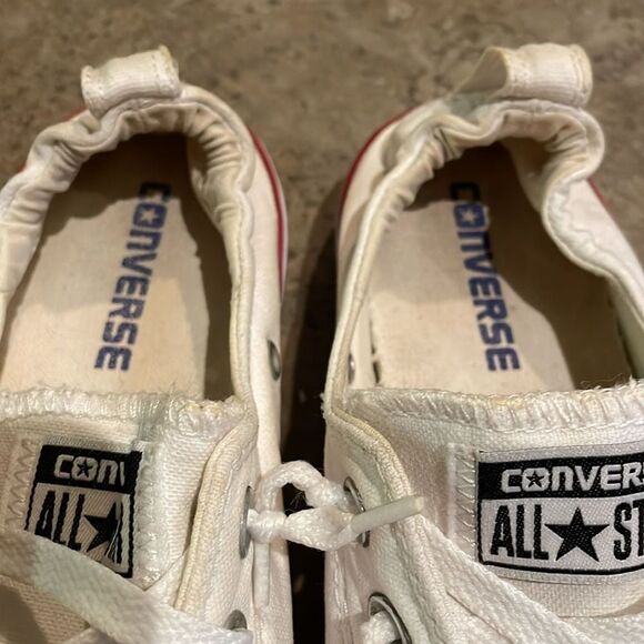 Converse Chuck Taylor All Star White Shorline Slip-onSneaker Shoes Womens Size 8 - Picture 12 of 12